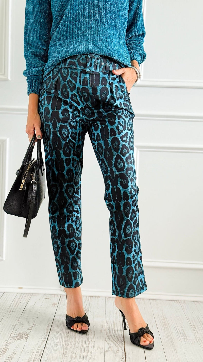 Wild Streak Straight Leg Pants-Pants-ROUSSEAU-Coastal Bloom Boutique, find the trendiest versions of the popular styles and looks Located in Indialantic, FL