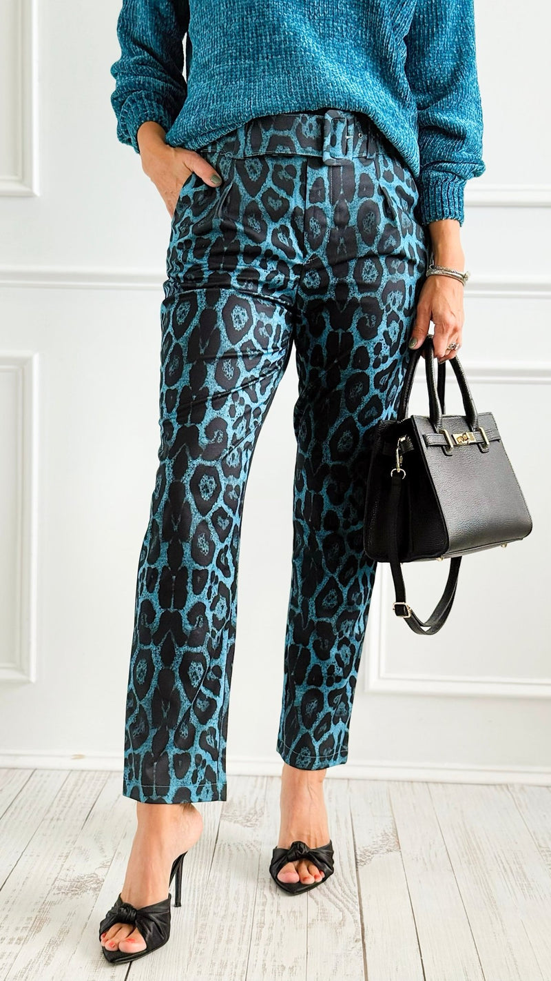 Wild Streak Straight Leg Pants-Pants-ROUSSEAU-Coastal Bloom Boutique, find the trendiest versions of the popular styles and looks Located in Indialantic, FL