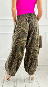 Wild Terrain Patchwork Pants - Olive Camo-170 Bottoms-POL-Coastal Bloom Boutique, find the trendiest versions of the popular styles and looks Located in Indialantic, FL
