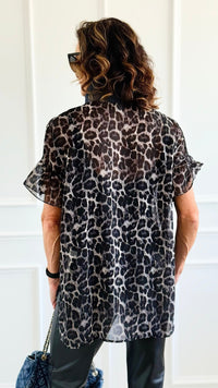 Wild Whispers Top-110 Short Sleeve Tops-sew in love-Coastal Bloom Boutique, find the trendiest versions of the popular styles and looks Located in Indialantic, FL