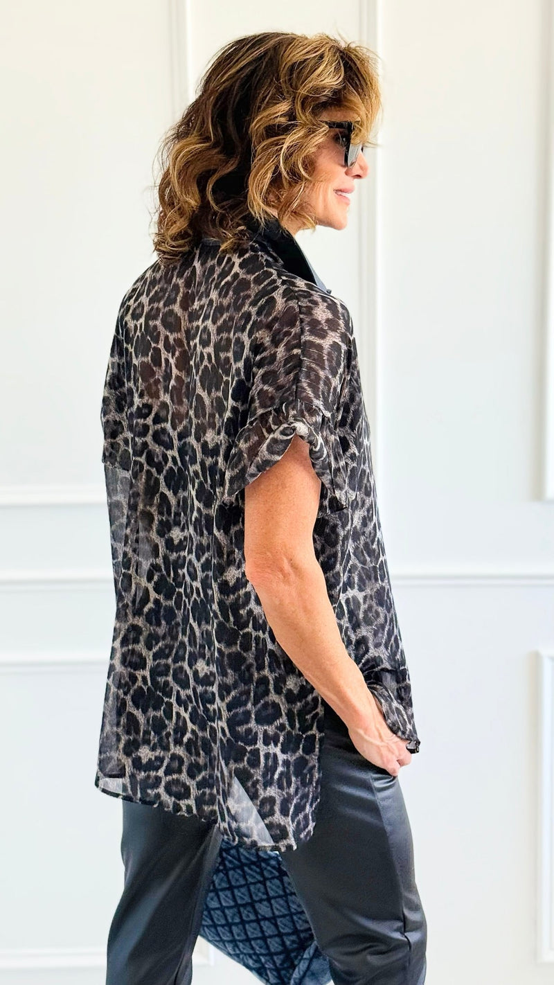 Wild Whispers Top-110 Short Sleeve Tops-sew in love-Coastal Bloom Boutique, find the trendiest versions of the popular styles and looks Located in Indialantic, FL