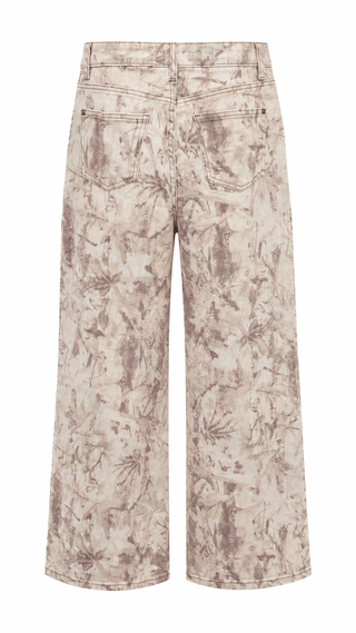 Woodland Camo Wide Leg Jeans