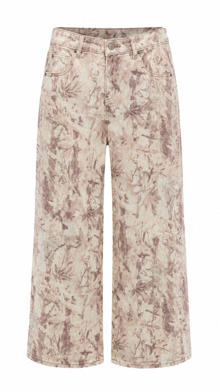 Woodland Camo Wide Leg Jeans