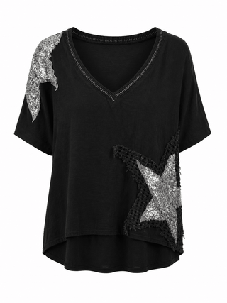 Written in the Stars Italian Top- Black