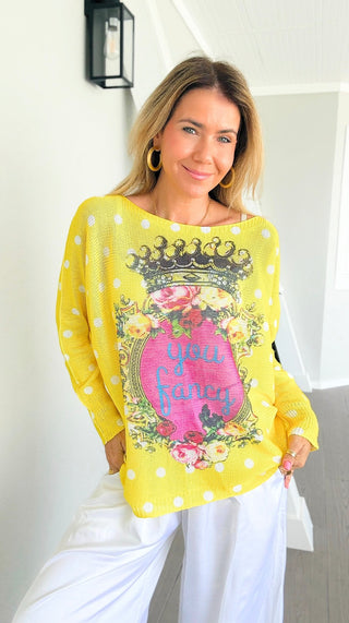 You Fancy Italian St Tropez Knit