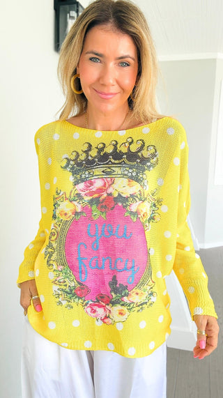 You Fancy Italian St Tropez Knit