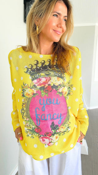 You Fancy Italian St Tropez Knit