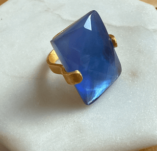 Zaina Ring - Tanzanite - BETTY-230 Jewelry-Betty Carre-Coastal Bloom Boutique, find the trendiest versions of the popular styles and looks Located in Indialantic, FL