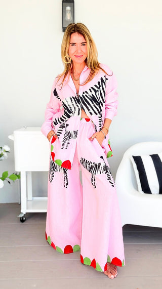 Zebra Party Italian Pant