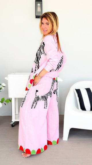 Zebra Party Italian Pant