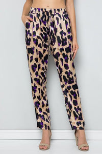 Silky Fierce Joggers - Purple-170 Bottoms-See and Be Seen-Coastal Bloom Boutique, find the trendiest versions of the popular styles and looks Located in Indialantic, FL