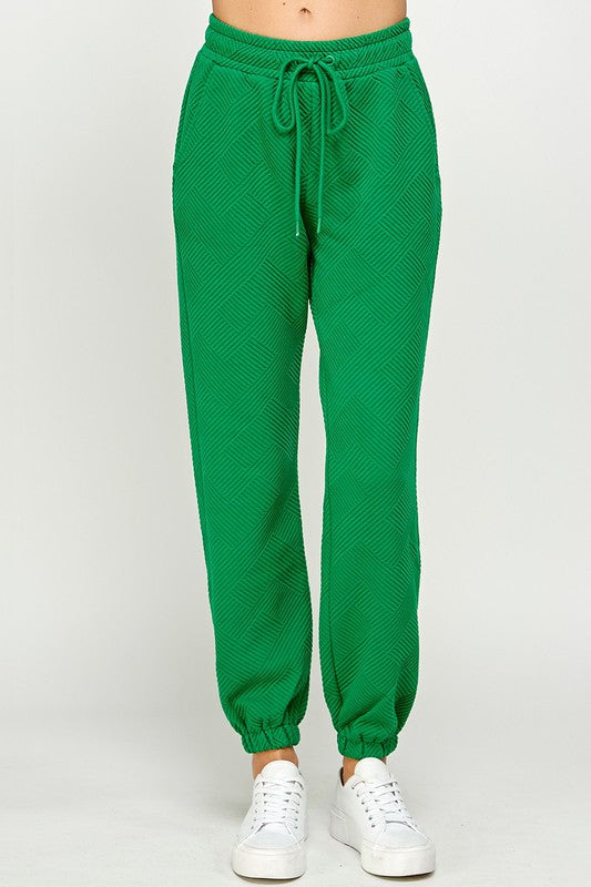 Taylor Jogger Pant - Green-170 Bottoms-See and Be Seen-Coastal Bloom Boutique, find the trendiest versions of the popular styles and looks Located in Indialantic, FL