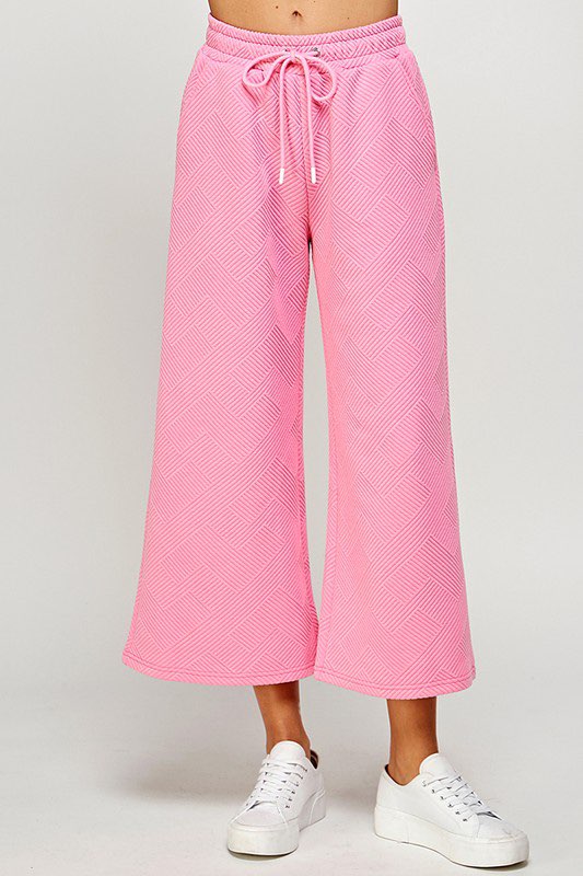 Taylor Wide Leg Pants - Bubble Gum-170 Bottoms-See and Be Seen-Coastal Bloom Boutique, find the trendiest versions of the popular styles and looks Located in Indialantic, FL