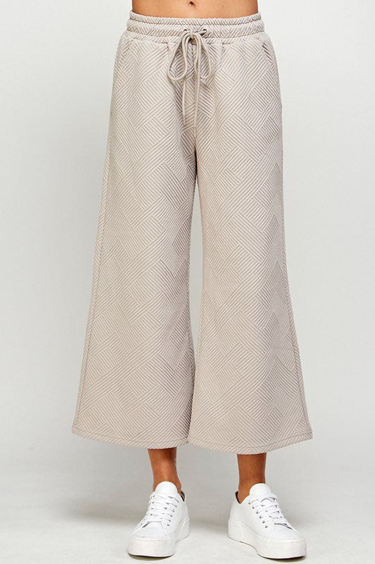 Taylor Wide Leg Pants - Oatmeal-170 Bottoms-See and Be Seen-Coastal Bloom Boutique, find the trendiest versions of the popular styles and looks Located in Indialantic, FL