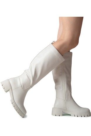 Stone Cold Tall Boot-250 Shoes-AMA GLOBAL-Coastal Bloom Boutique, find the trendiest versions of the popular styles and looks Located in Indialantic, FL