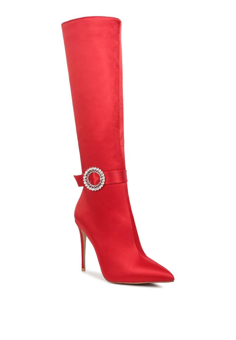Lovestruck Calf Boots - Red-250 Shoes-RagCompany-Coastal Bloom Boutique, find the trendiest versions of the popular styles and looks Located in Indialantic, FL