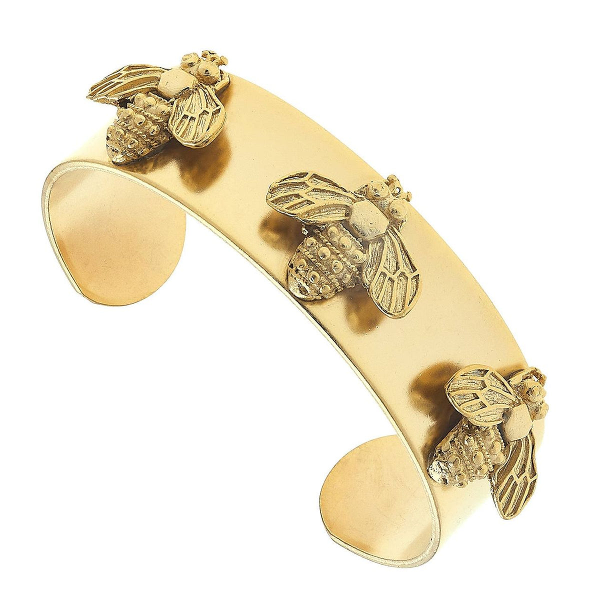 Pre Order - Three Bees Cuff Bracelet - Susan Shaw-230 Jewelry-SUSAN SHAW-Coastal Bloom Boutique, find the trendiest versions of the popular styles and looks Located in Indialantic, FL
