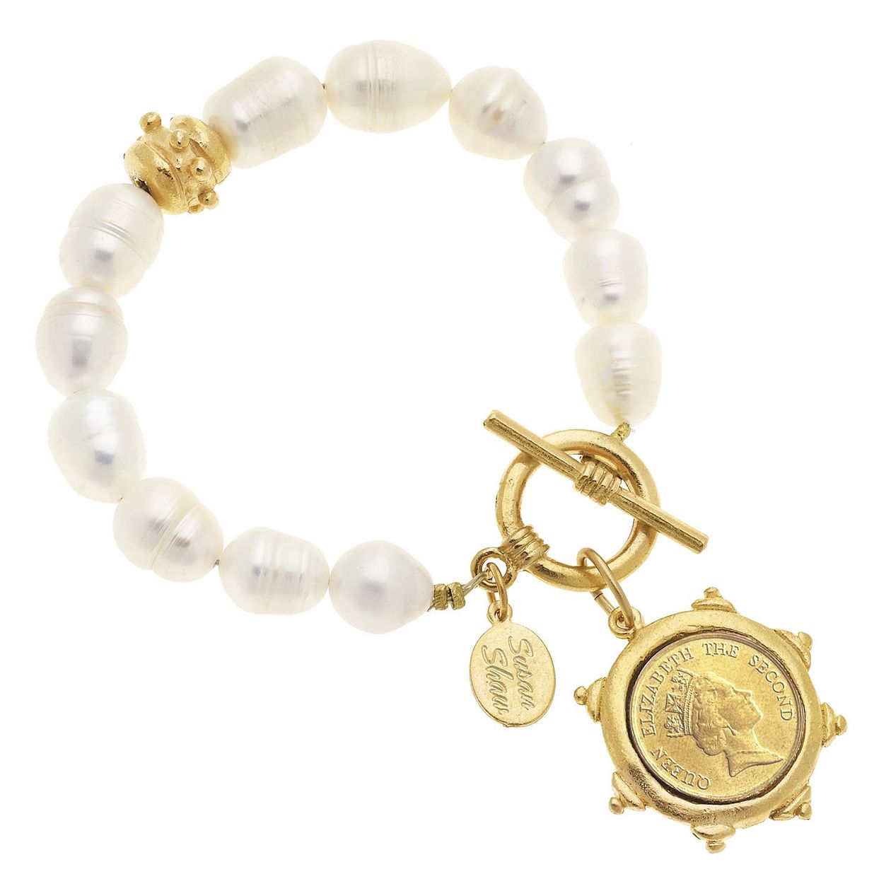 Queen Elizabeth II Windsor Pearl Bracelet - Susan Shaw-230 Jewelry-SUSAN SHAW-Coastal Bloom Boutique, find the trendiest versions of the popular styles and looks Located in Indialantic, FL