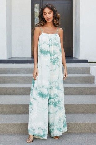 Splash Wide Leg Jumpsuit-200 dresses/jumpsuits/rompers-Venti6 Outlet-Coastal Bloom Boutique, find the trendiest versions of the popular styles and looks Located in Indialantic, FL
