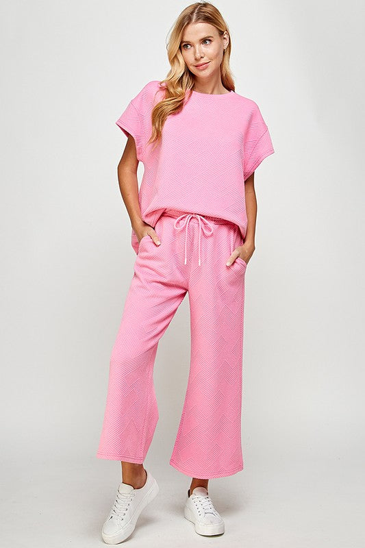 Taylor Wide Leg Pants - Bubble Gum-170 Bottoms-See and Be Seen-Coastal Bloom Boutique, find the trendiest versions of the popular styles and looks Located in Indialantic, FL