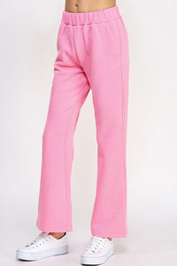 Taylor Flare Pants - Bubble Gum-170 Bottoms-See and Be Seen-Coastal Bloom Boutique, find the trendiest versions of the popular styles and looks Located in Indialantic, FL
