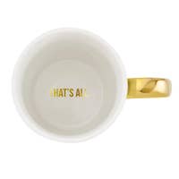 Gold Mug- Golden Girl-270 Home/Gift-Creative Brands-Coastal Bloom Boutique, find the trendiest versions of the popular styles and looks Located in Indialantic, FL