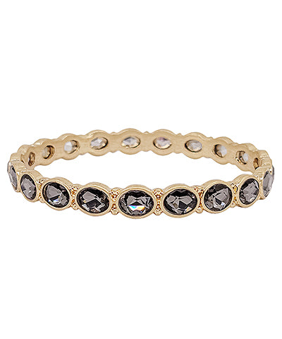 CZ Bangle Bracelet - Black-230 Jewelry-Golden Stella-Coastal Bloom Boutique, find the trendiest versions of the popular styles and looks Located in Indialantic, FL
