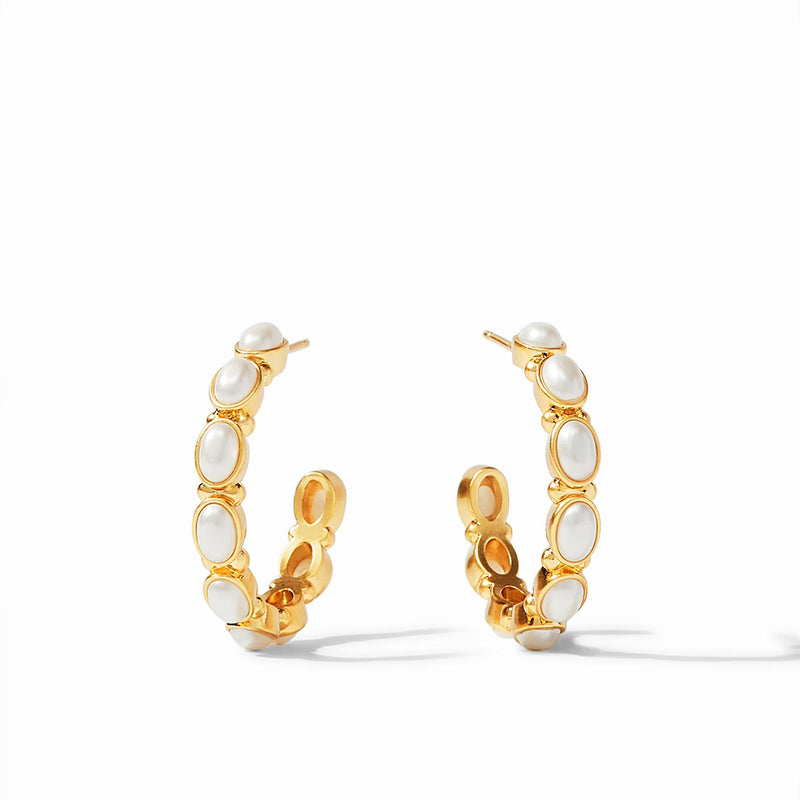 Mykonos Golden Hoops - Julie Vos-230 Jewelry-Julie Vos-Coastal Bloom Boutique, find the trendiest versions of the popular styles and looks Located in Indialantic, FL