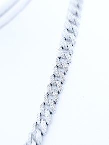 Edge Cuban CZ Necklace - Snap Clasp 8.00mm-230 Jewelry-NYC-Coastal Bloom Boutique, find the trendiest versions of the popular styles and looks Located in Indialantic, FL
