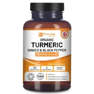 Organic Turmeric with Ginger & Black Pepper - 1440mg-270 Home/Gift-Prowise Healthcare-Coastal Bloom Boutique, find the trendiest versions of the popular styles and looks Located in Indialantic, FL