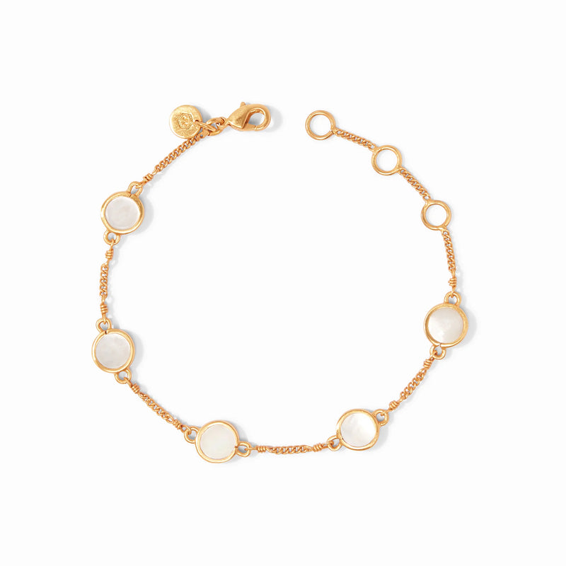 Valencia Delicate Bracelet - Julie Vos - Mother of Pearl-230 Jewelry-Julie Vos-Coastal Bloom Boutique, find the trendiest versions of the popular styles and looks Located in Indialantic, FL