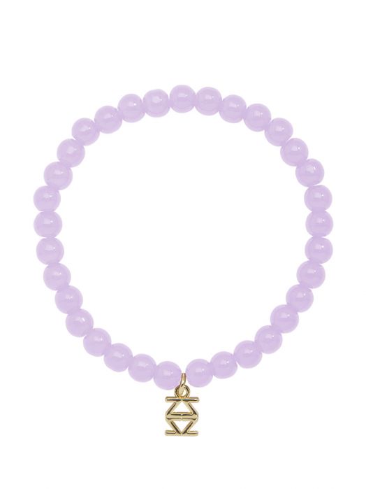 Glass Bead Stretch Bracelet - Lavender-230 Jewelry-Zenzii-Coastal Bloom Boutique, find the trendiest versions of the popular styles and looks Located in Indialantic, FL