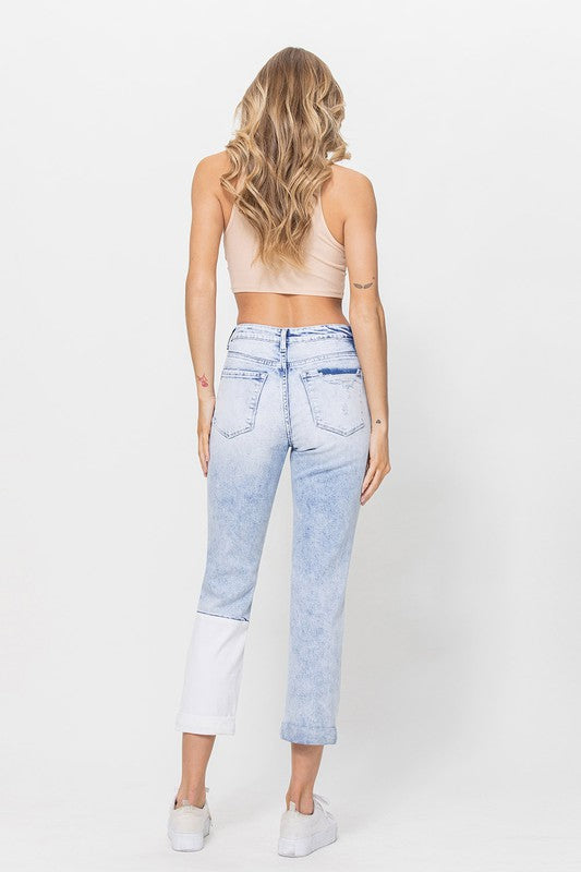 Boyfriend Denim High Rise Jeans-190 Denim-Flying Monkey-Coastal Bloom Boutique, find the trendiest versions of the popular styles and looks Located in Indialantic, FL