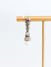 Crackle CZ Pearl Dangle Earrings-230 Jewelry-NYC-Coastal Bloom Boutique, find the trendiest versions of the popular styles and looks Located in Indialantic, FL