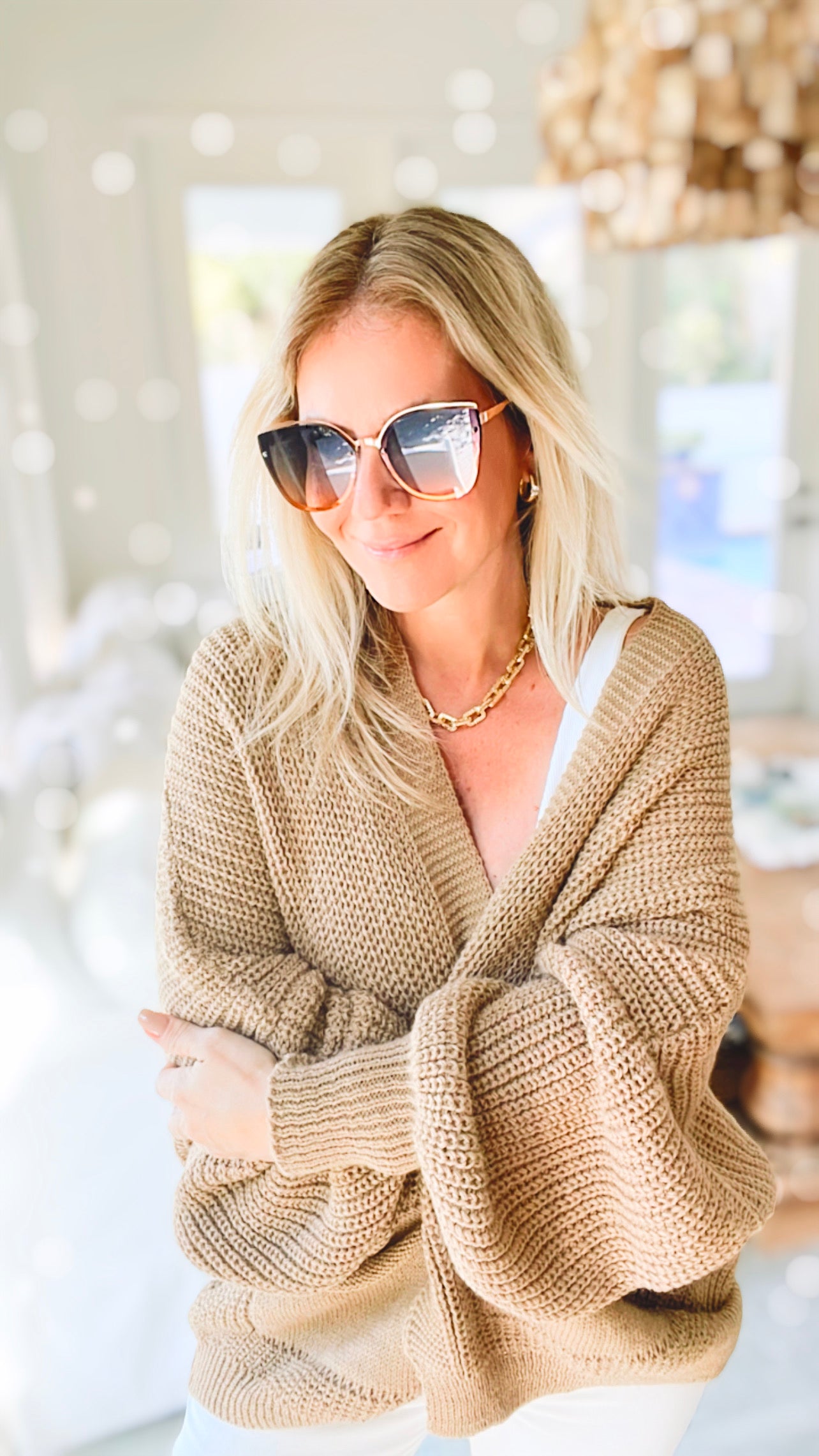 Sugar High Italian Cardigan-Camel-150 Cardigans/Layers-Germany-Coastal Bloom Boutique, find the trendiest versions of the popular styles and looks Located in Indialantic, FL