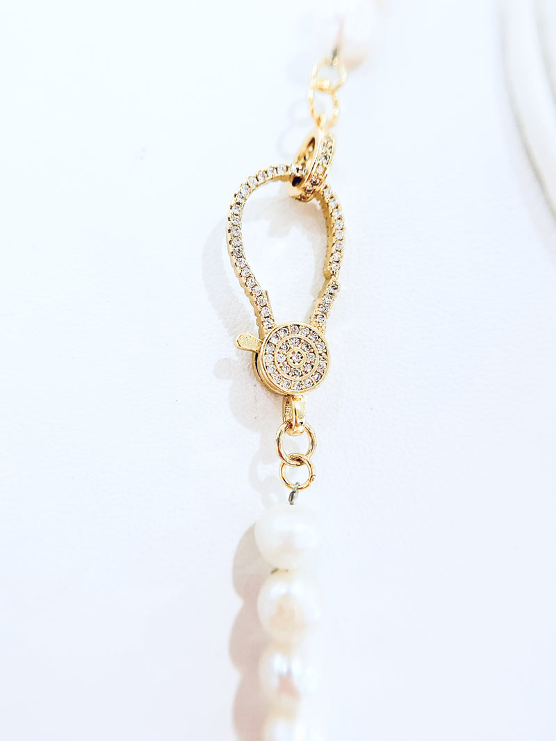 CB Collection Essentials Pearl Magnetic Necklace-230 Jewelry-NYC-Coastal Bloom Boutique, find the trendiest versions of the popular styles and looks Located in Indialantic, FL