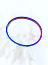 Thin Stainless Steel Stud Bracelet - Oil Spill-230 Jewelry-Wona Trading-Coastal Bloom Boutique, find the trendiest versions of the popular styles and looks Located in Indialantic, FL