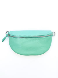 Italian Genuine Leather Bum Bag - Mint-240 Bags-Germany-Coastal Bloom Boutique, find the trendiest versions of the popular styles and looks Located in Indialantic, FL