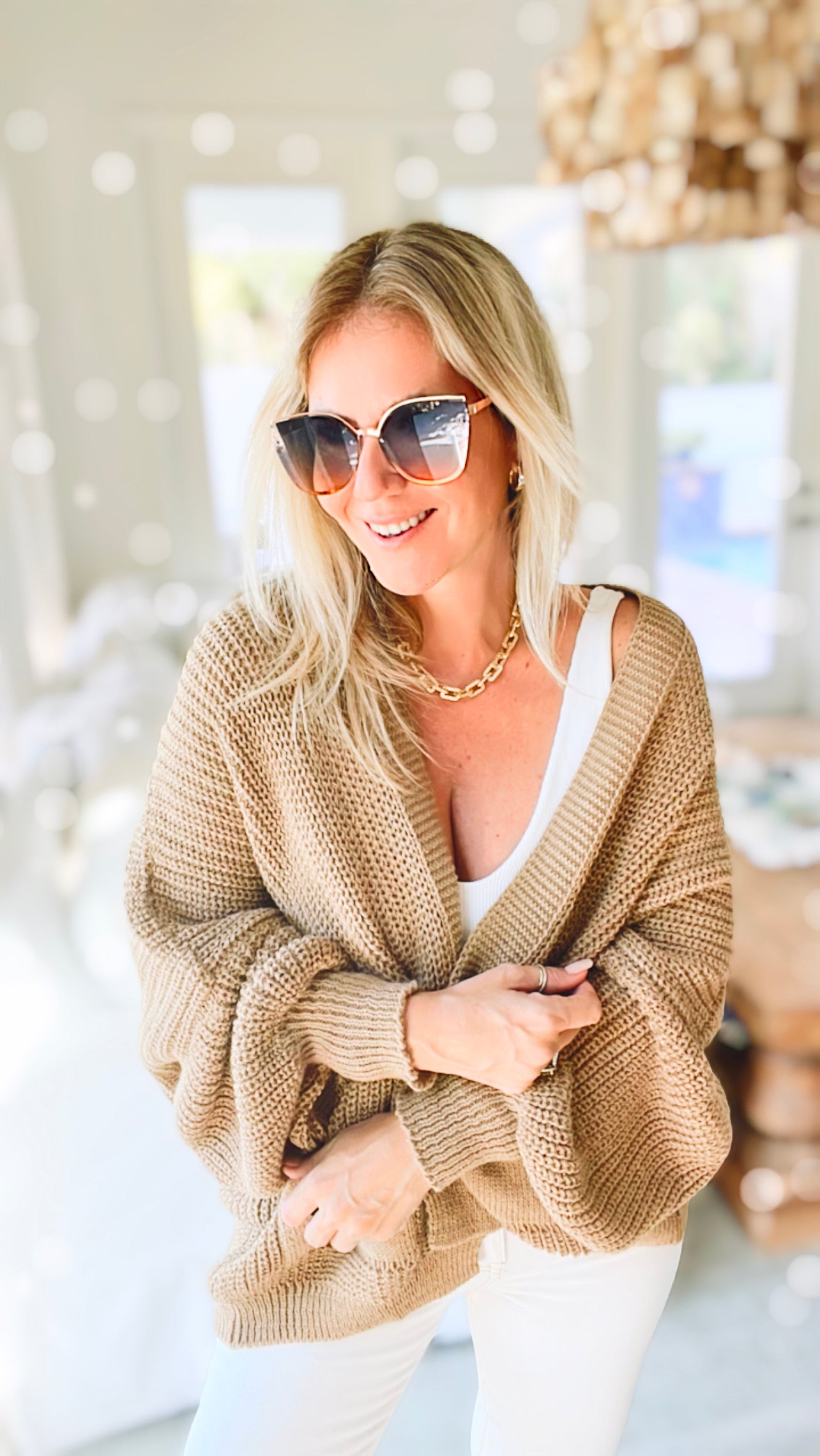 Sugar High Italian Cardigan-Camel-150 Cardigans/Layers-Germany-Coastal Bloom Boutique, find the trendiest versions of the popular styles and looks Located in Indialantic, FL