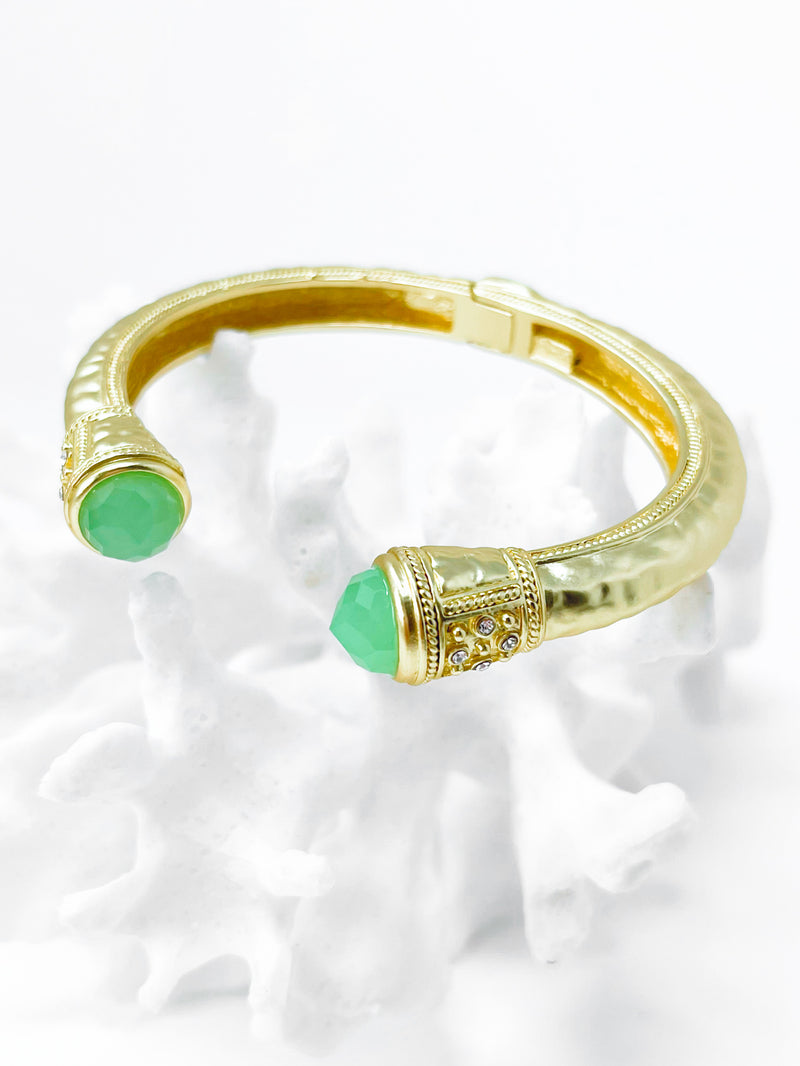 Gold Chunky Elegant Bracelet - Mint-230 Jewelry-Darling/Golden Stella-Coastal Bloom Boutique, find the trendiest versions of the popular styles and looks Located in Indialantic, FL