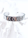 XOXO Cuff Bracelet-230 Jewelry-NYC-Coastal Bloom Boutique, find the trendiest versions of the popular styles and looks Located in Indialantic, FL