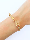 Hook Gold Cable Bracelet-230 Jewelry-Darling-Coastal Bloom Boutique, find the trendiest versions of the popular styles and looks Located in Indialantic, FL