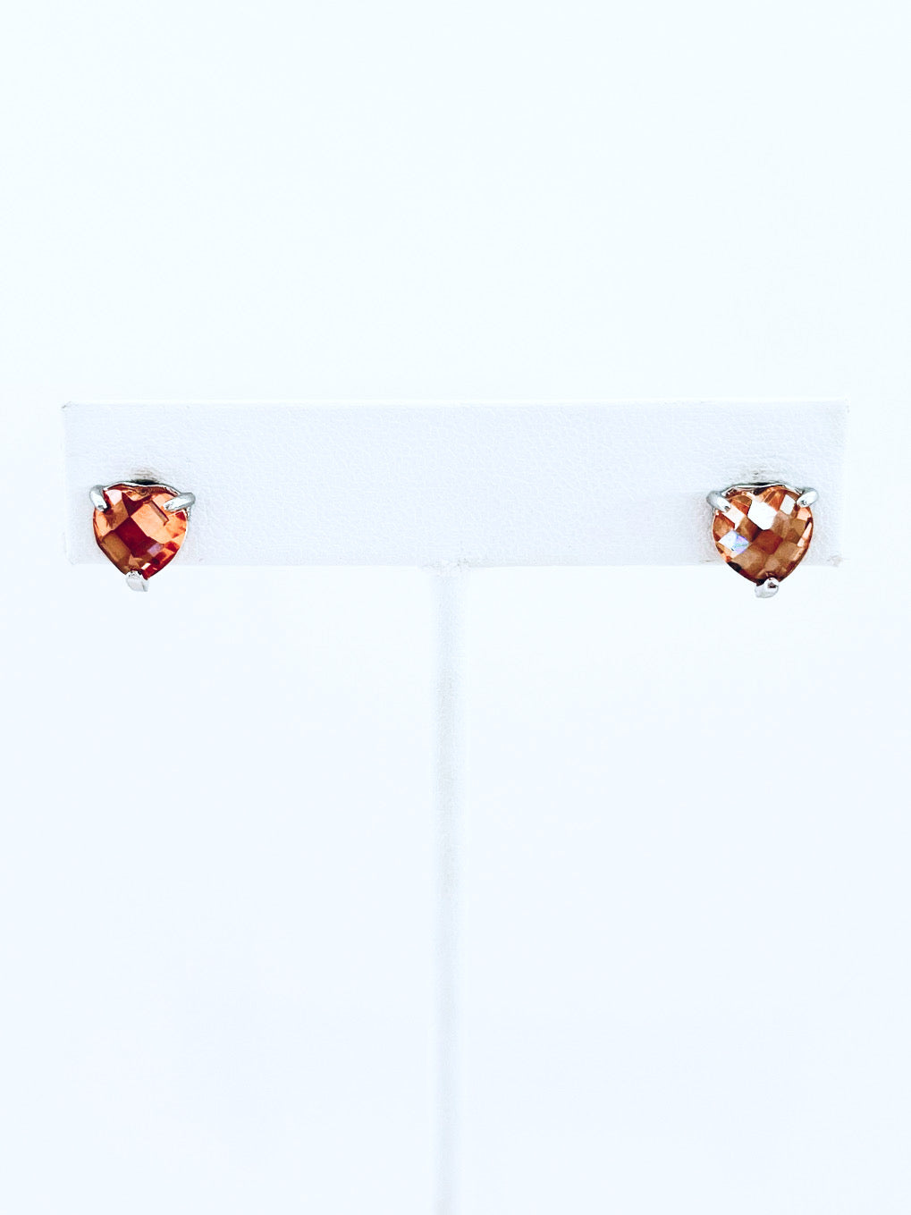 Mini Heart Earrings - Orange-230 Jewelry-NYC-Coastal Bloom Boutique, find the trendiest versions of the popular styles and looks Located in Indialantic, FL