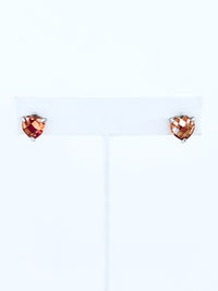 Sterling Silver Mini Heart Earrings - Orange-230 Jewelry-NYC-Coastal Bloom Boutique, find the trendiest versions of the popular styles and looks Located in Indialantic, FL