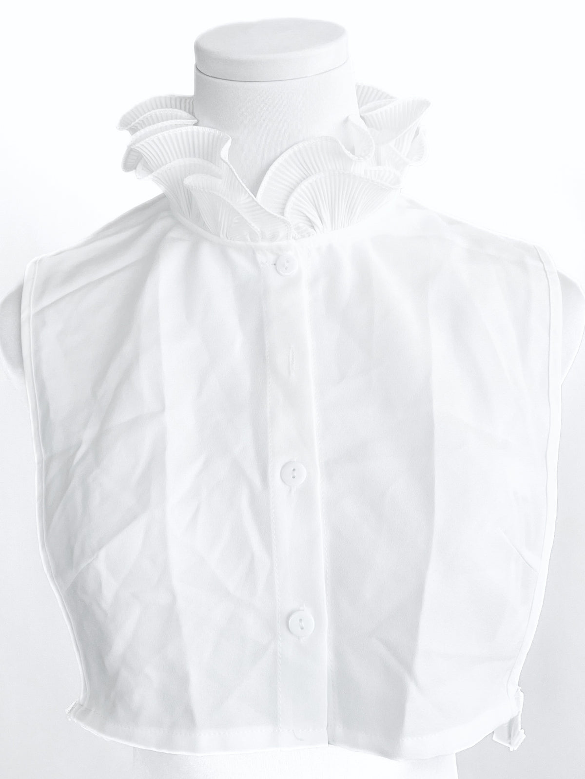 Frilled Faux-llar - White-260 Other Accessories-Darling-Coastal Bloom Boutique, find the trendiest versions of the popular styles and looks Located in Indialantic, FL