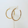 Twisted Rope Layered Hoop Earrings Thin - Big-230 Jewelry-Golden Stella-Coastal Bloom Boutique, find the trendiest versions of the popular styles and looks Located in Indialantic, FL