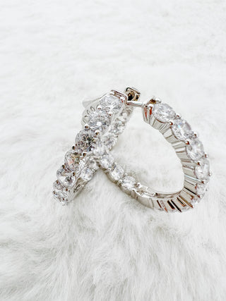 NYC Chunky Double Vision Earrings 1”-230 Jewelry-NYC-Coastal Bloom Boutique, find the trendiest versions of the popular styles and looks Located in Indialantic, FL