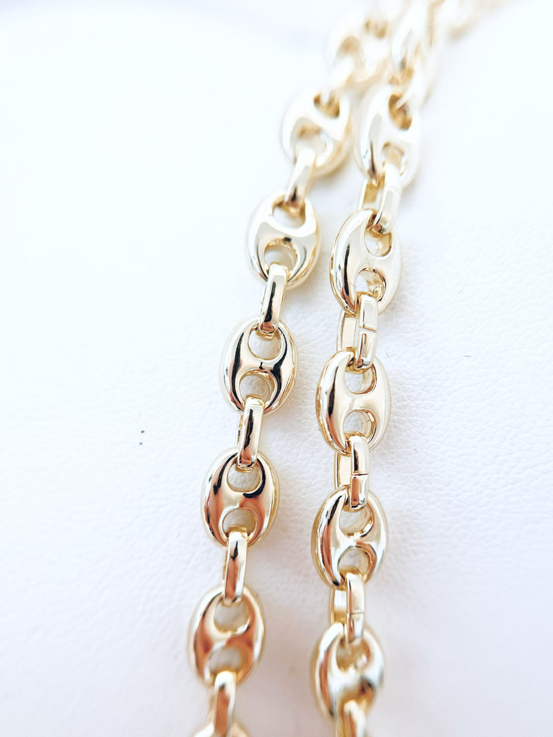 Puff G Link Toggle Necklace-230 Jewelry-NYC-Coastal Bloom Boutique, find the trendiest versions of the popular styles and looks Located in Indialantic, FL