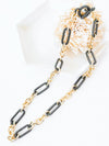 Cable Twist & Gold Toggle Necklace-230 Jewelry-NYC-Coastal Bloom Boutique, find the trendiest versions of the popular styles and looks Located in Indialantic, FL
