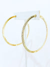 2.25" Hoop Earrings-230 Jewelry-NYC-Coastal Bloom Boutique, find the trendiest versions of the popular styles and looks Located in Indialantic, FL